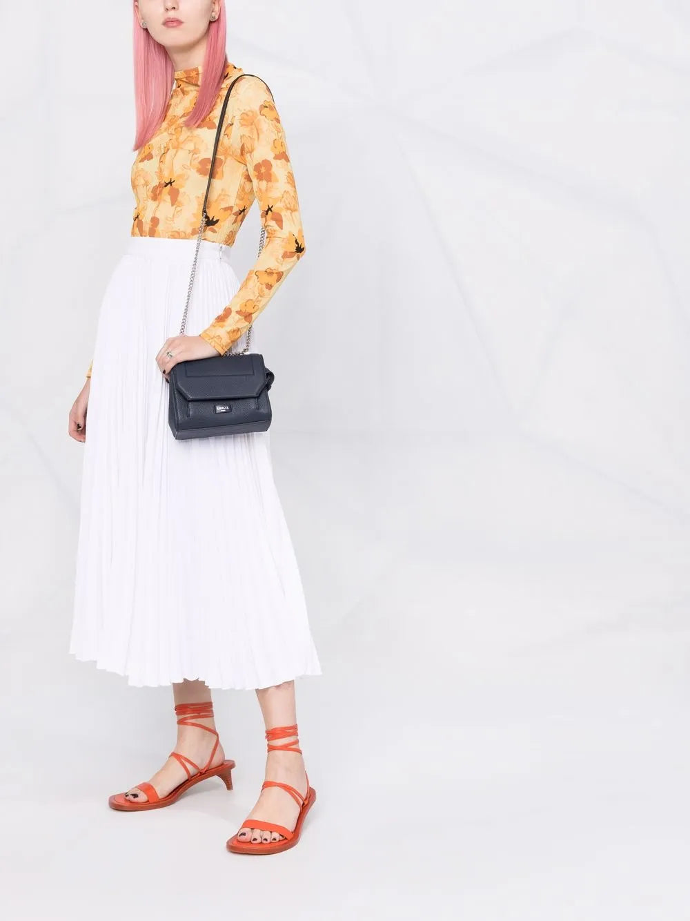 Lancel Small Ninon De Lancel Top Handle Shoulder Bag