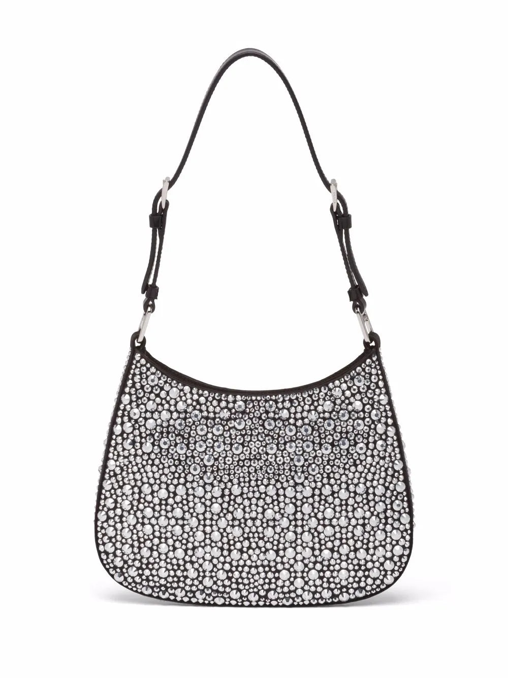 Prada Cleo Crystal Embellished Shoulder Bag