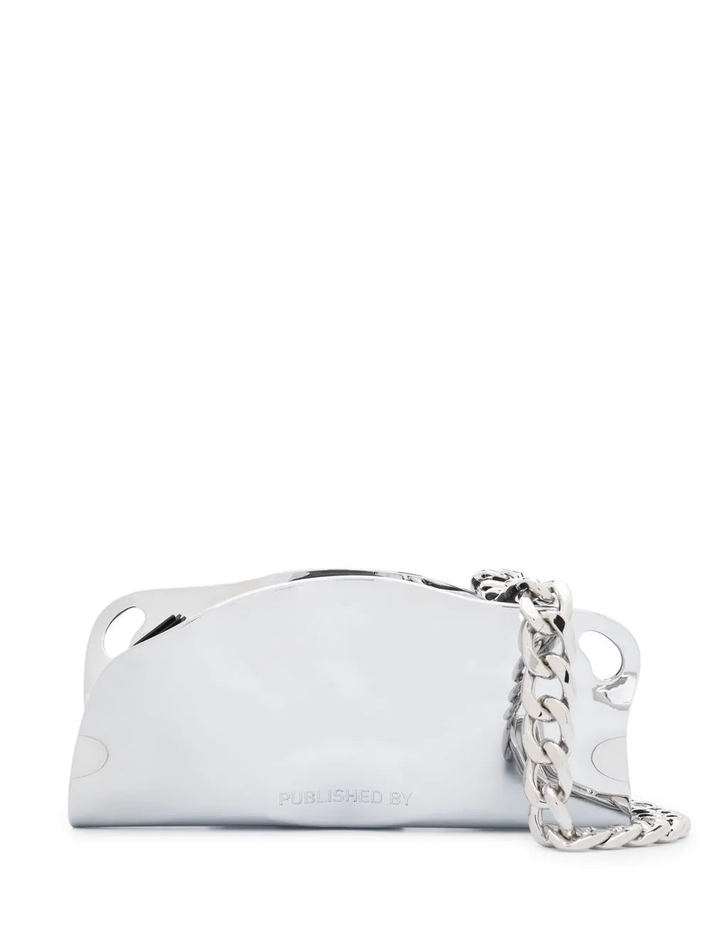 Published By Mayzie Chrome Shoulder Bag