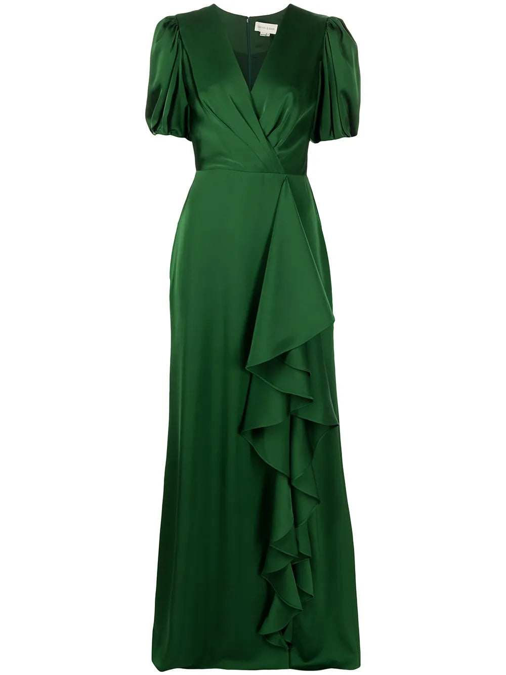 Sachin Babi Mila Ruffle Drape Gown