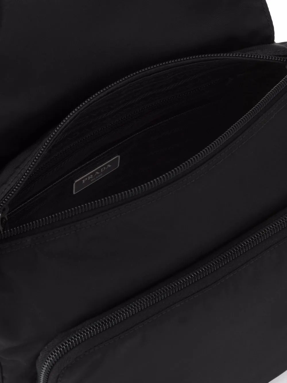 Prada Re Nylon Triangle Logo Plaque Shoulder Bag