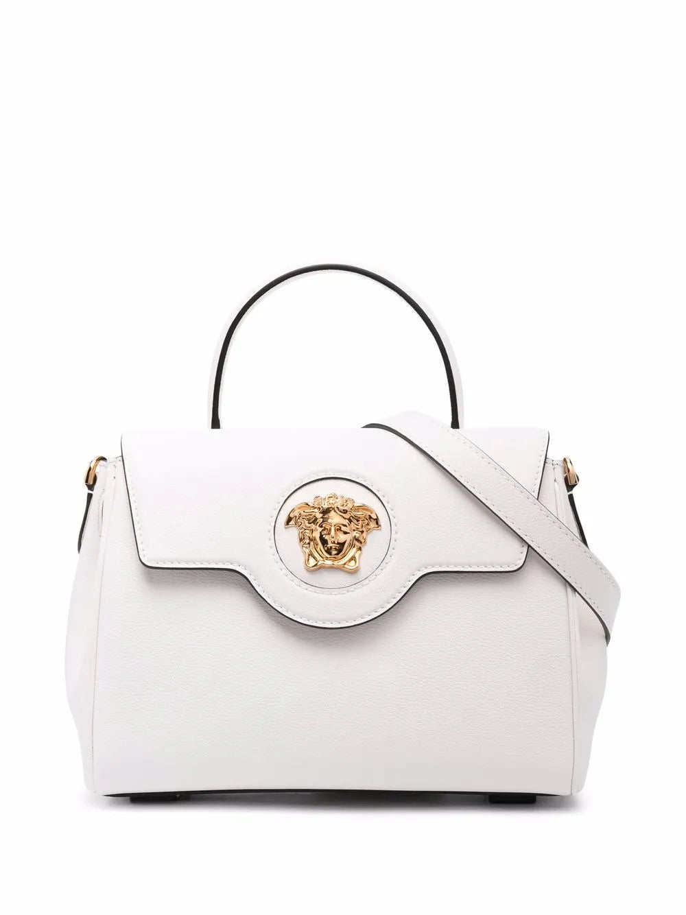 Versace La Medusa Leather Hand Bag