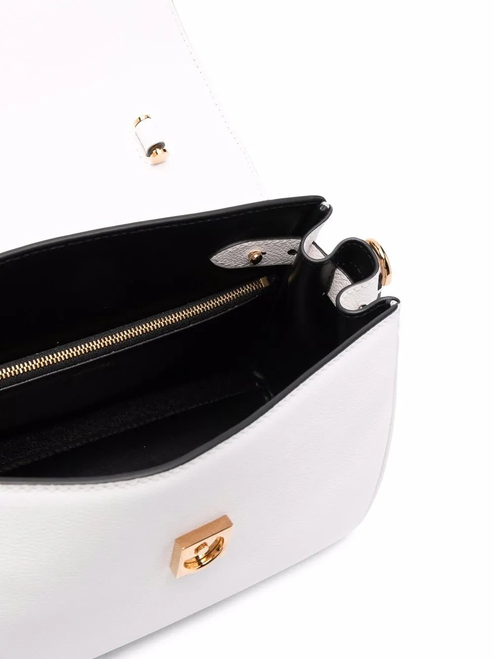 Versace La Medusa Leather Hand Bag