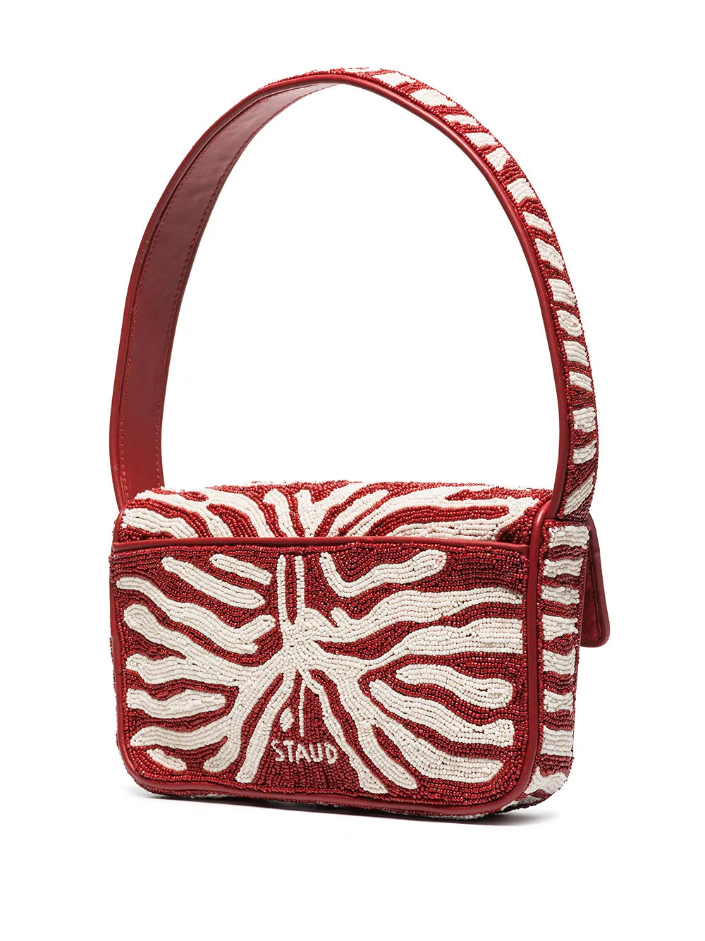 Staud Tommy Bead Embellished Shoulder Bag