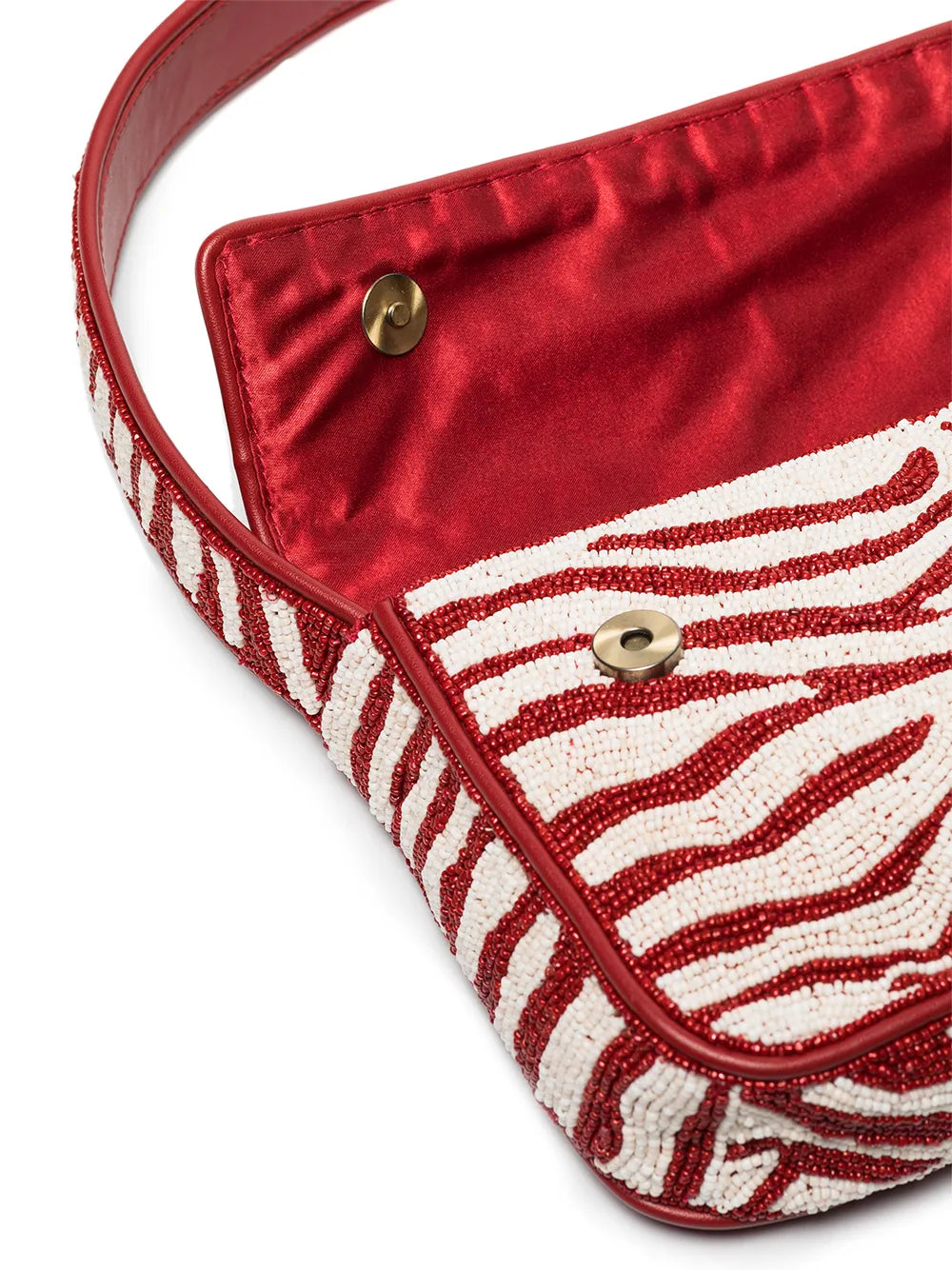 Staud Tommy Bead Embellished Shoulder Bag