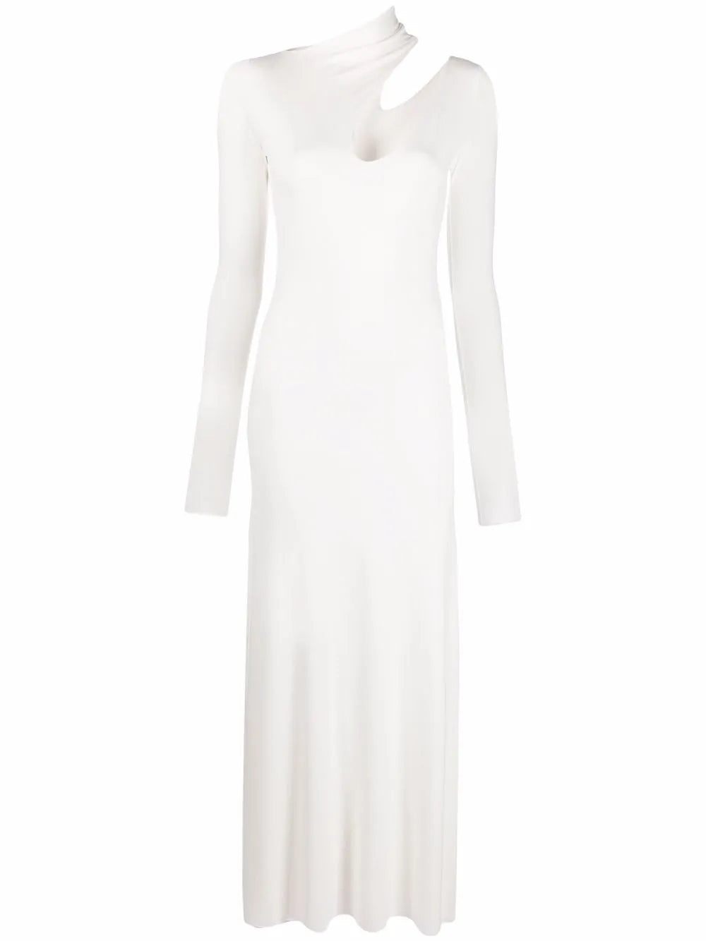 Manuri Cut Out Detail Long Sleeve Dress