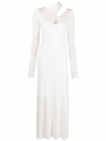 Manuri Cut Out Detail Long Sleeve Dress