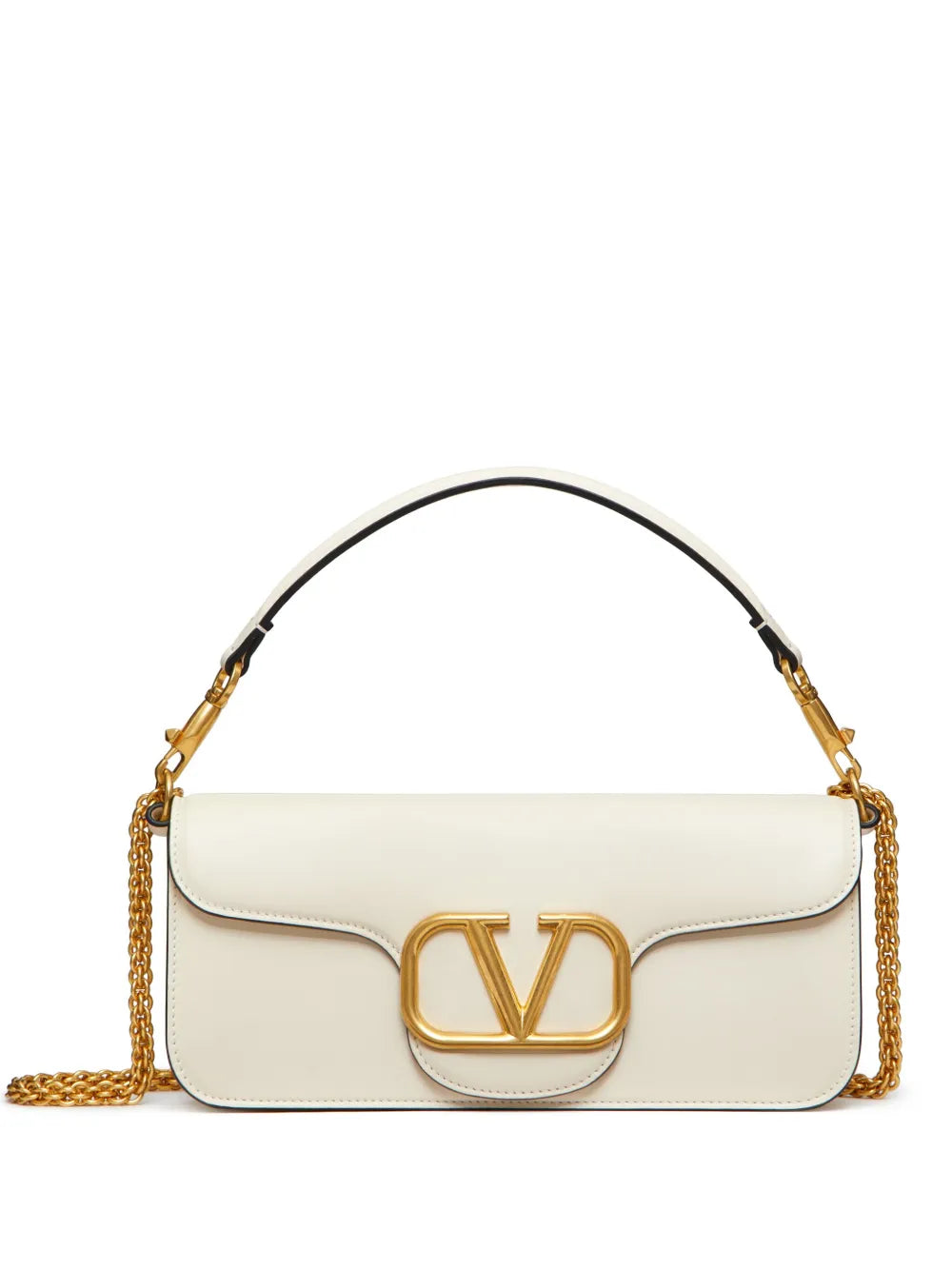 Valentino Garavani Loco Leather Shoulder Bag