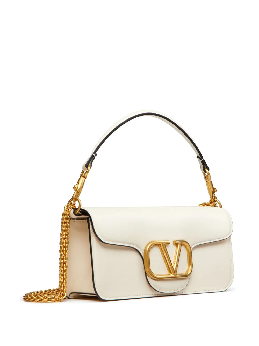 Valentino Garavani Loco Leather Shoulder Bag