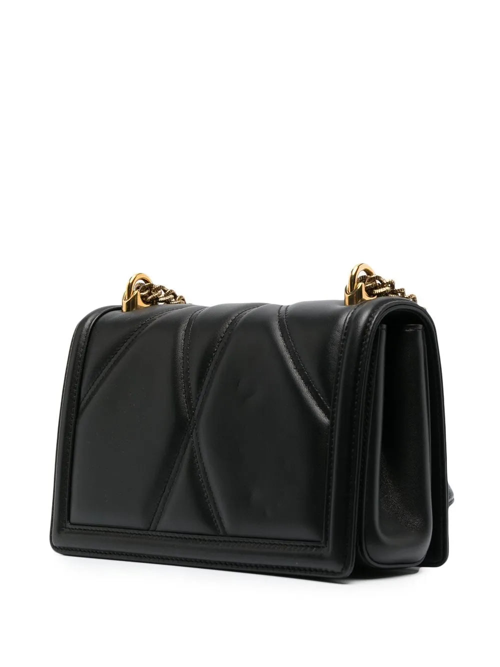 Dolce Gabbana Medium Devotion Quilted Shoulder Bag