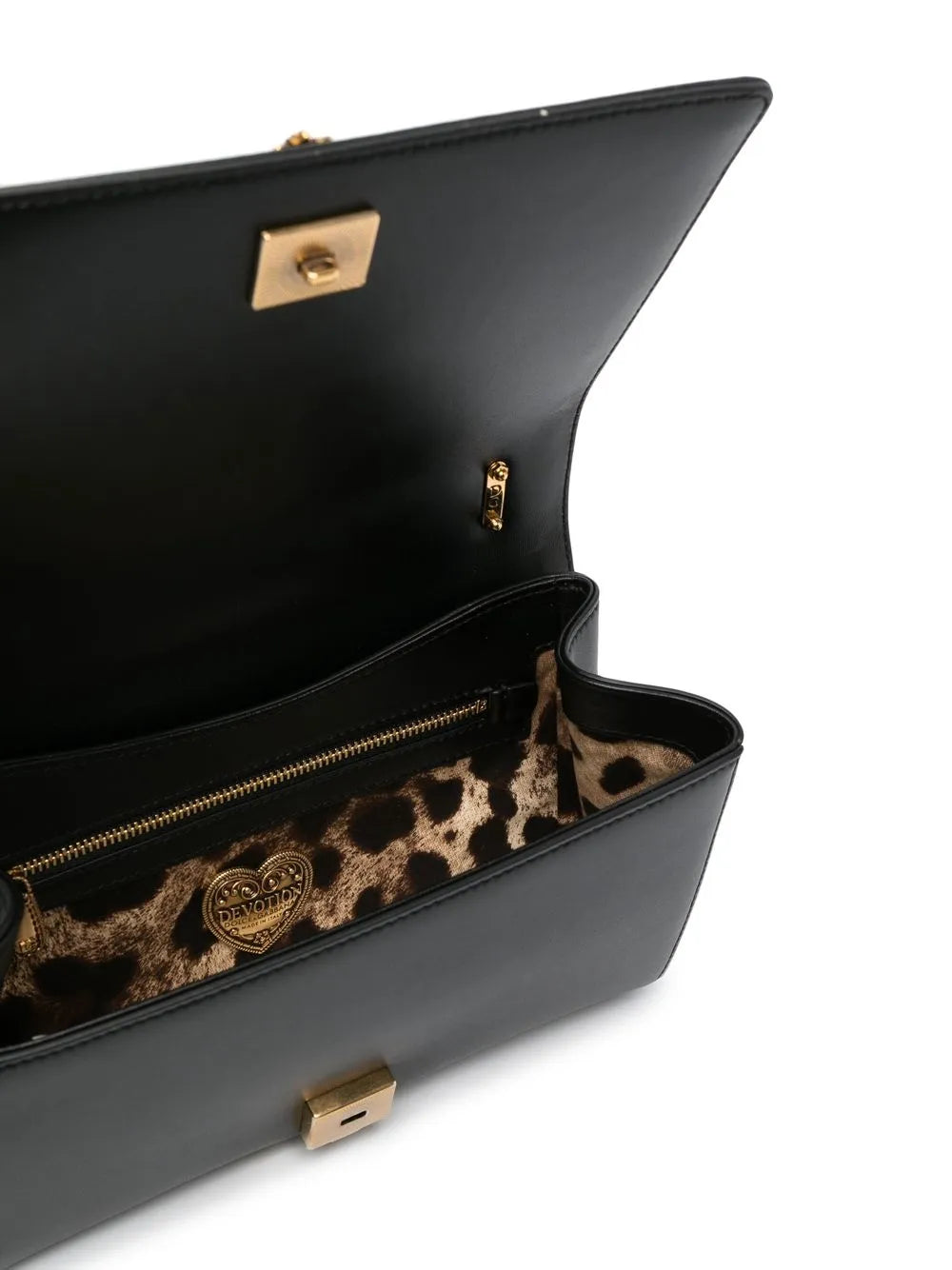 Dolce Gabbana Medium Devotion Quilted Shoulder Bag
