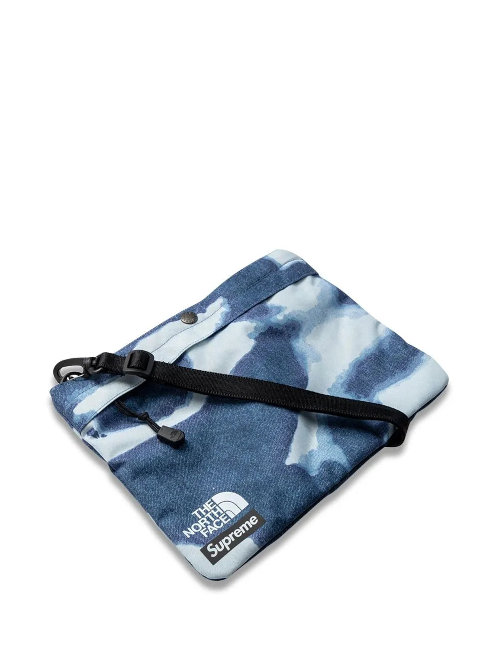 Supreme X The North Face Bleached Denim Print Shoulder Bag