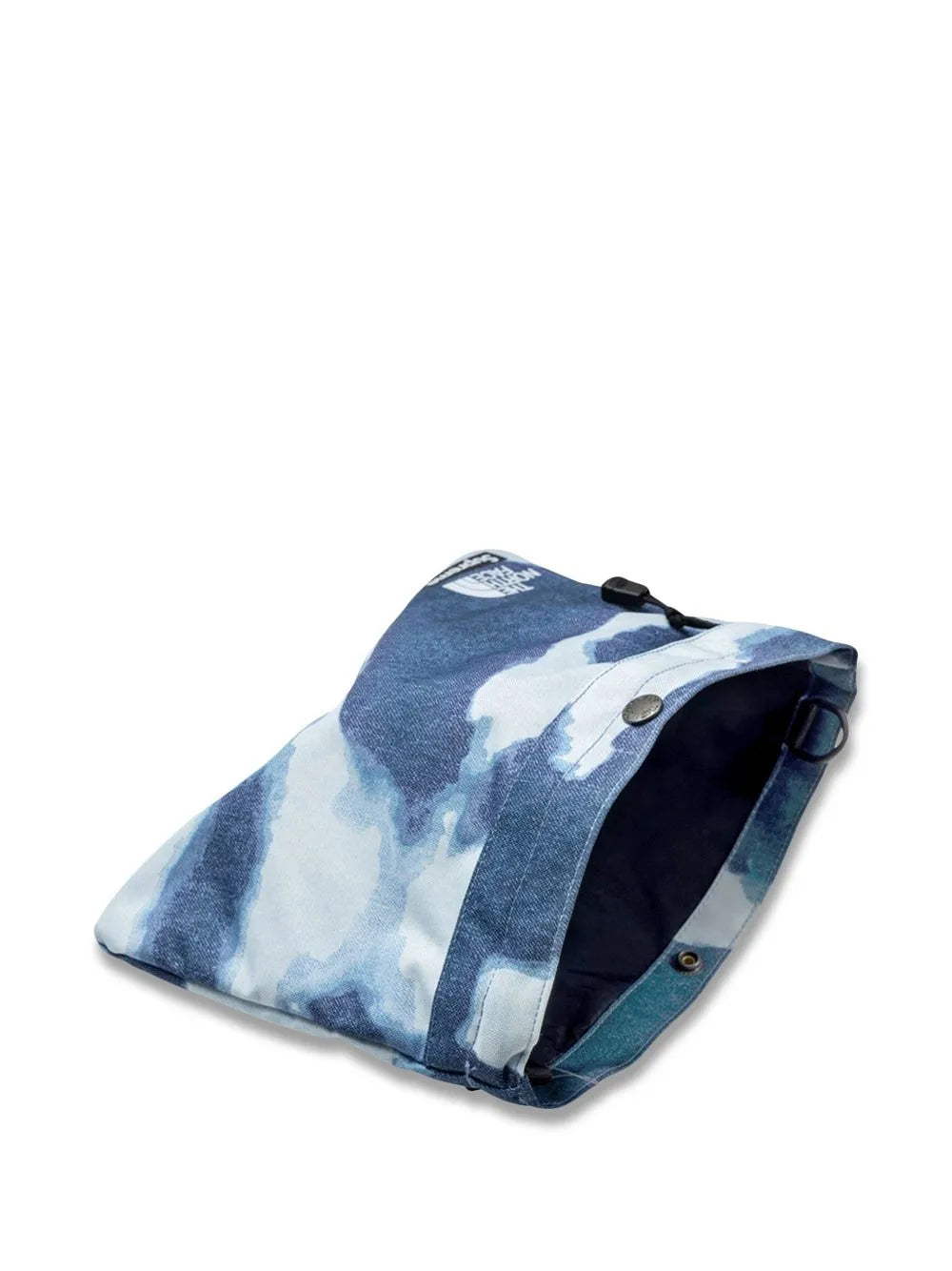 Supreme X The North Face Bleached Denim Print Shoulder Bag