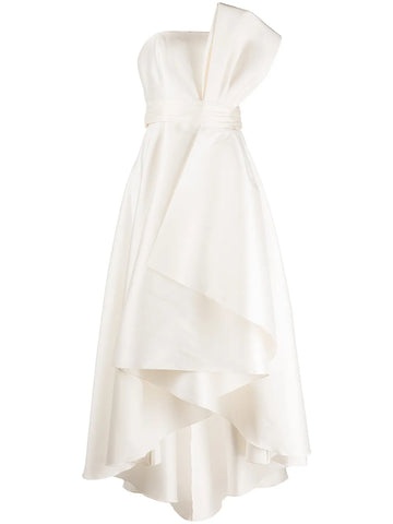 Sachin Babi Tara Draped Strapless Gown