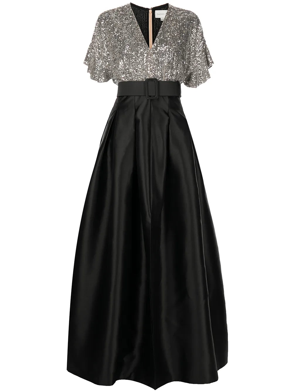 Sachin Babi Simone Sequin Embellished Gown