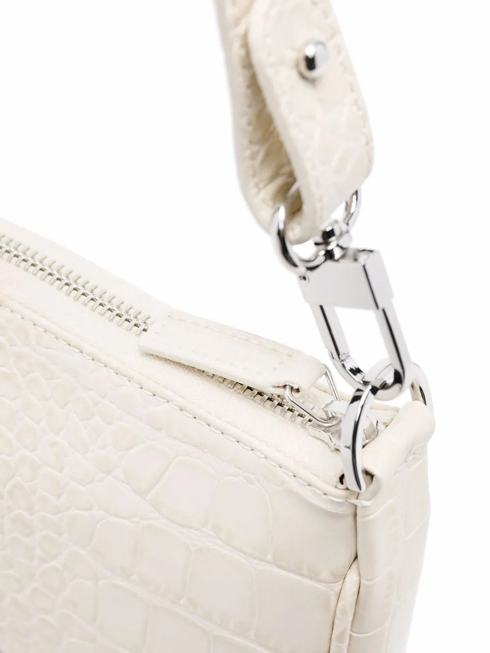 By Far Rachel Crocodille Effect Shoulder Bag