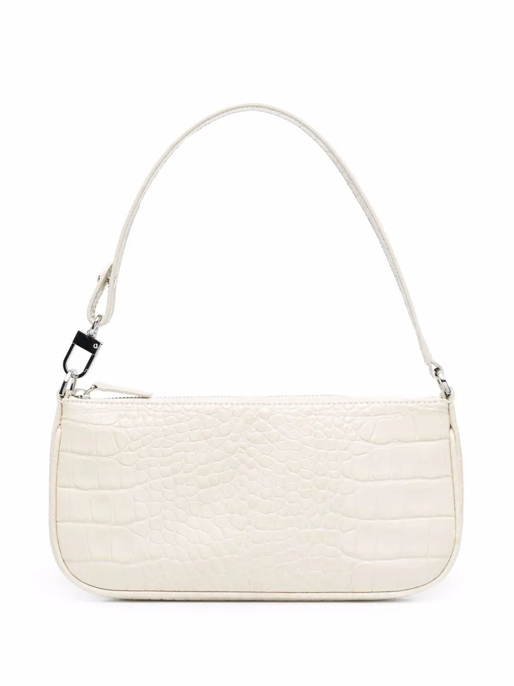 By Far Rachel Crocodille Effect Shoulder Bag