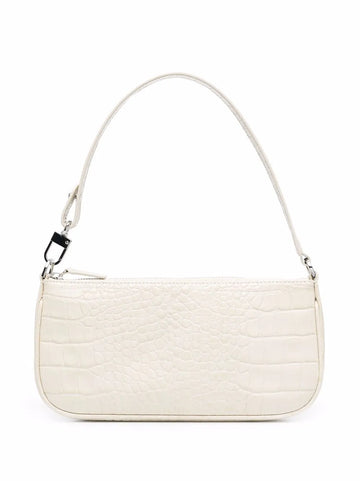 By Far Rachel Crocodille Effect Shoulder Bag