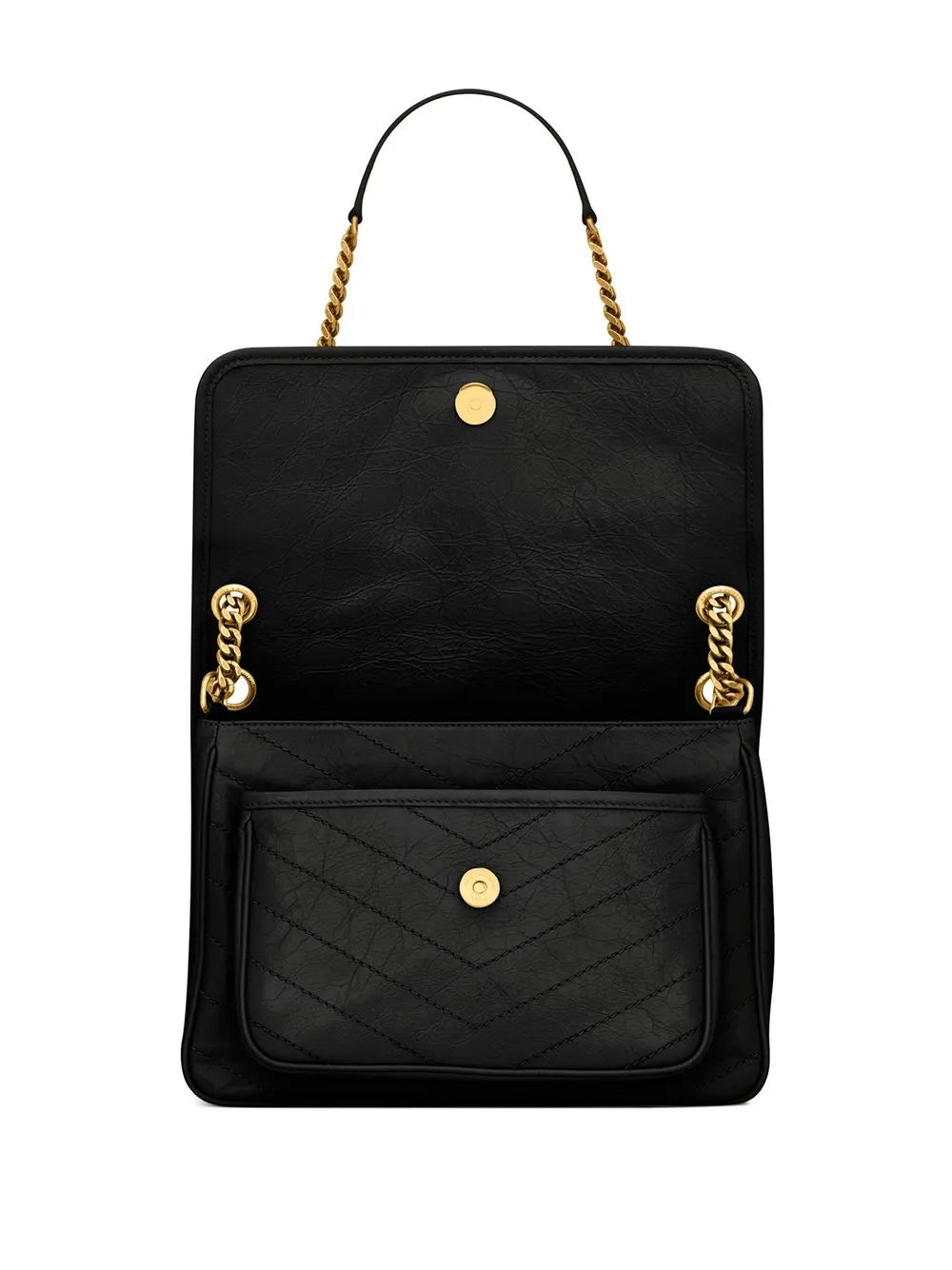 Saint Laurent Niki Logo Lettering Shoulder Bag
