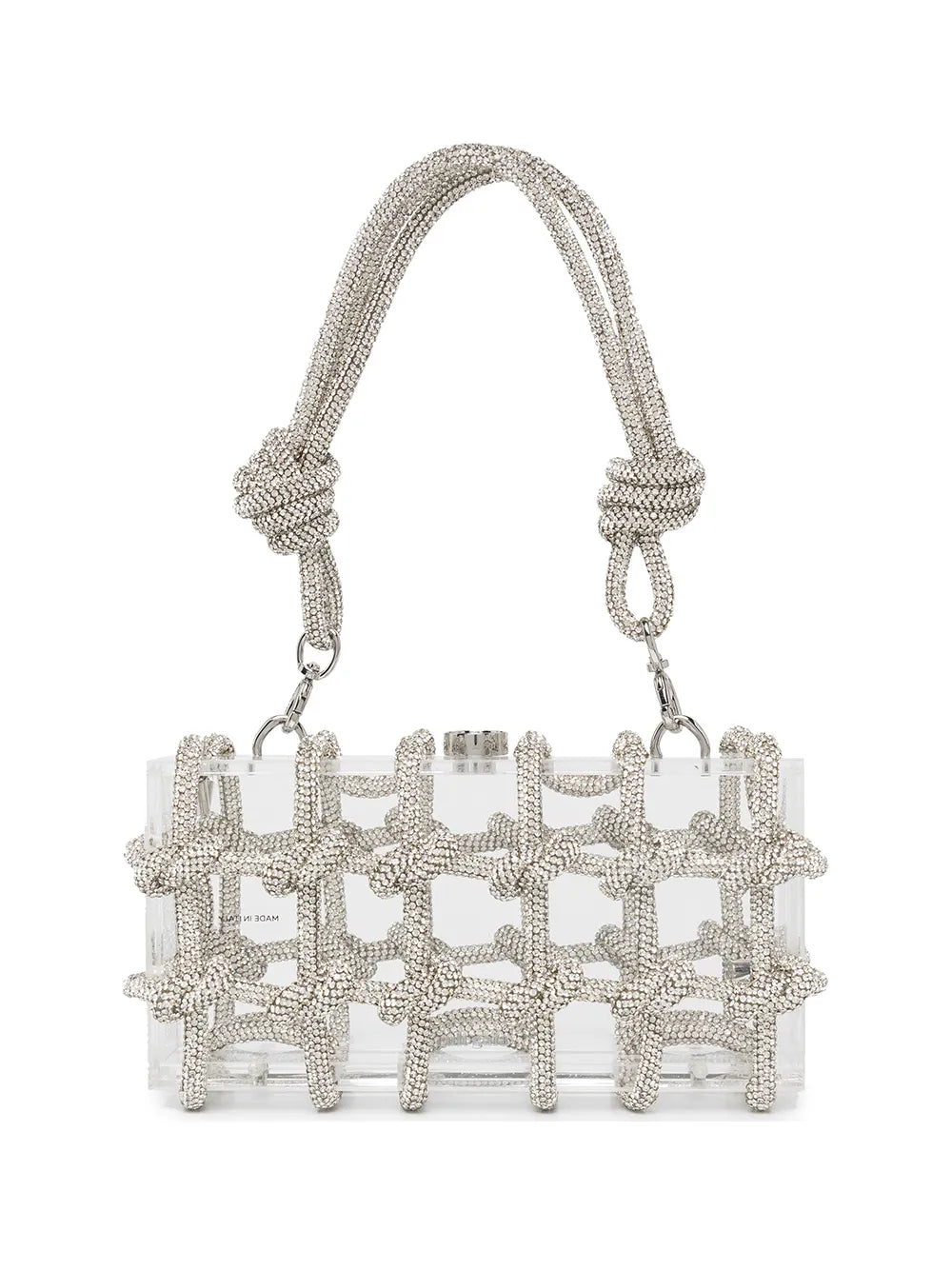 Cult Gaia Bess Crystal Embellished Shoulder Bag