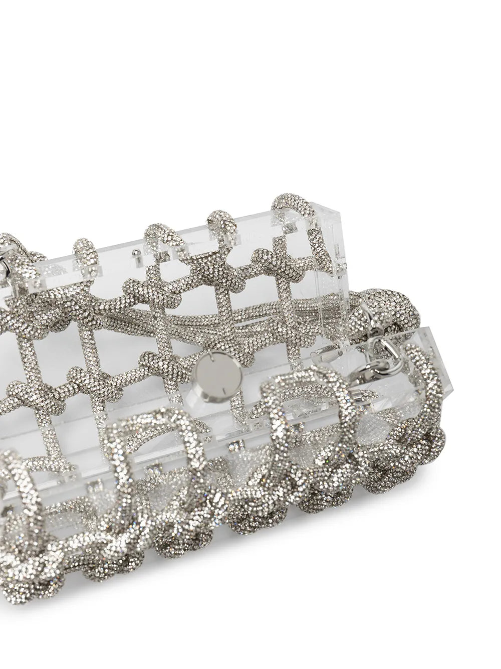 Cult Gaia Bess Crystal Embellished Shoulder Bag