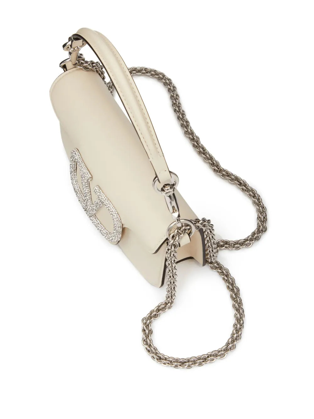 Valentino Garavani Small Loco Crystal Embellished Shoulder Bag