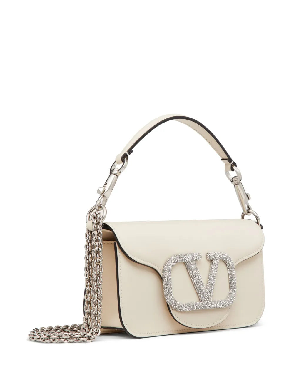 Valentino Garavani Small Loco Crystal Embellished Shoulder Bag