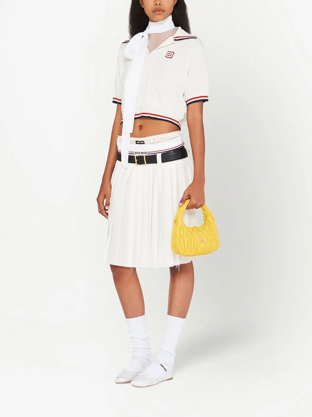 Miu Miu Mini Wander Matelasse Shoulder Bag