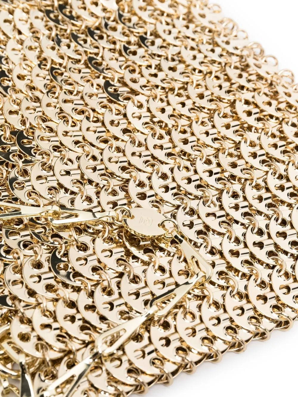 Rabanne Gold Iconic Chain 1969 Cross Body Bag