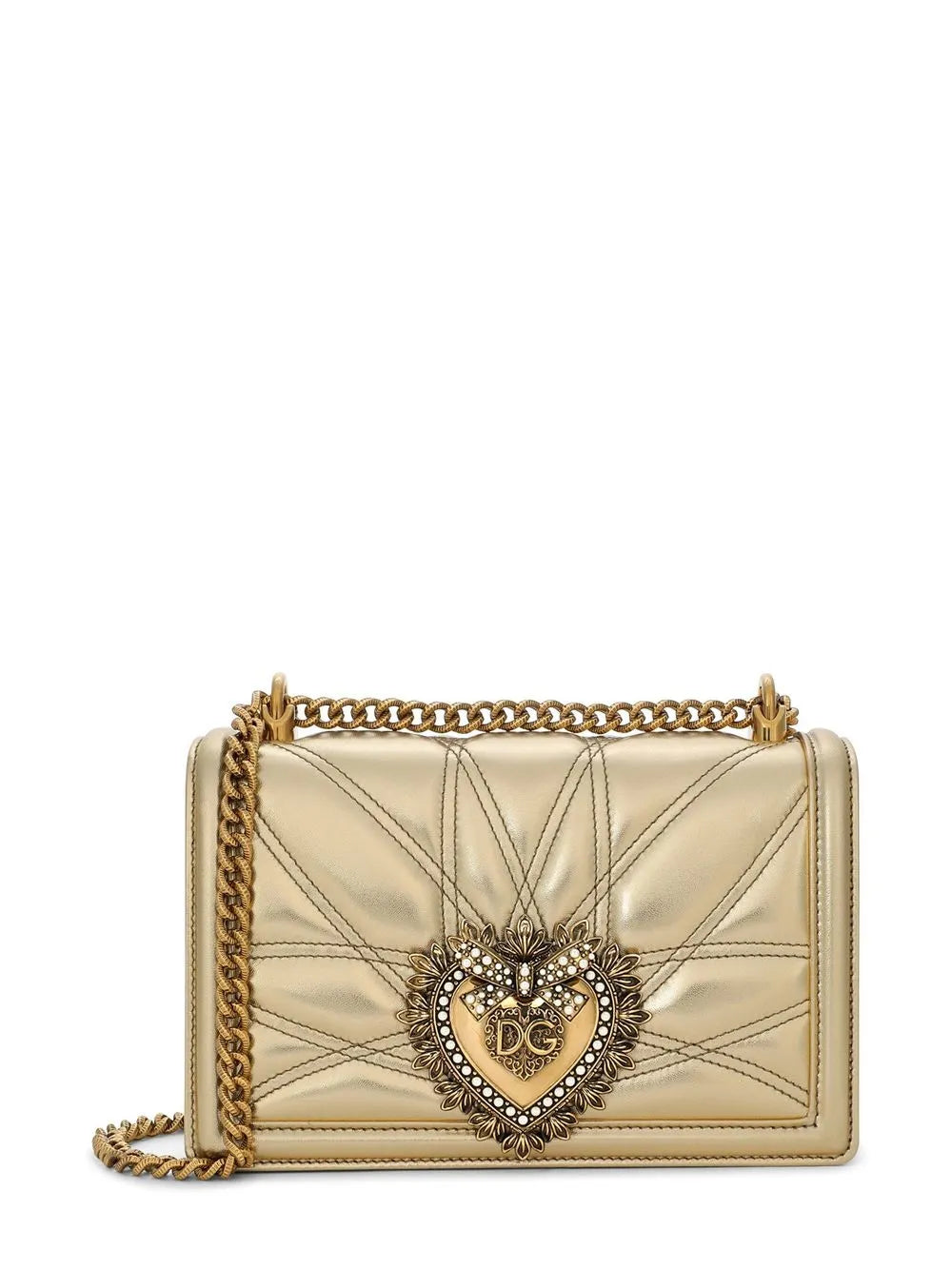 Dolce Gabbana Medium Devotion Shoulder Bag