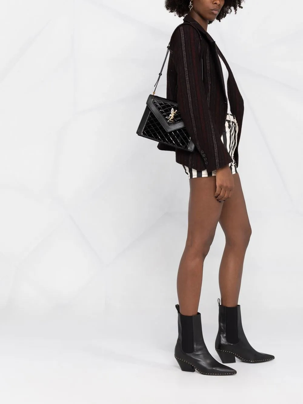 Saint Laurent Gaby Quilted Shoulder Bag