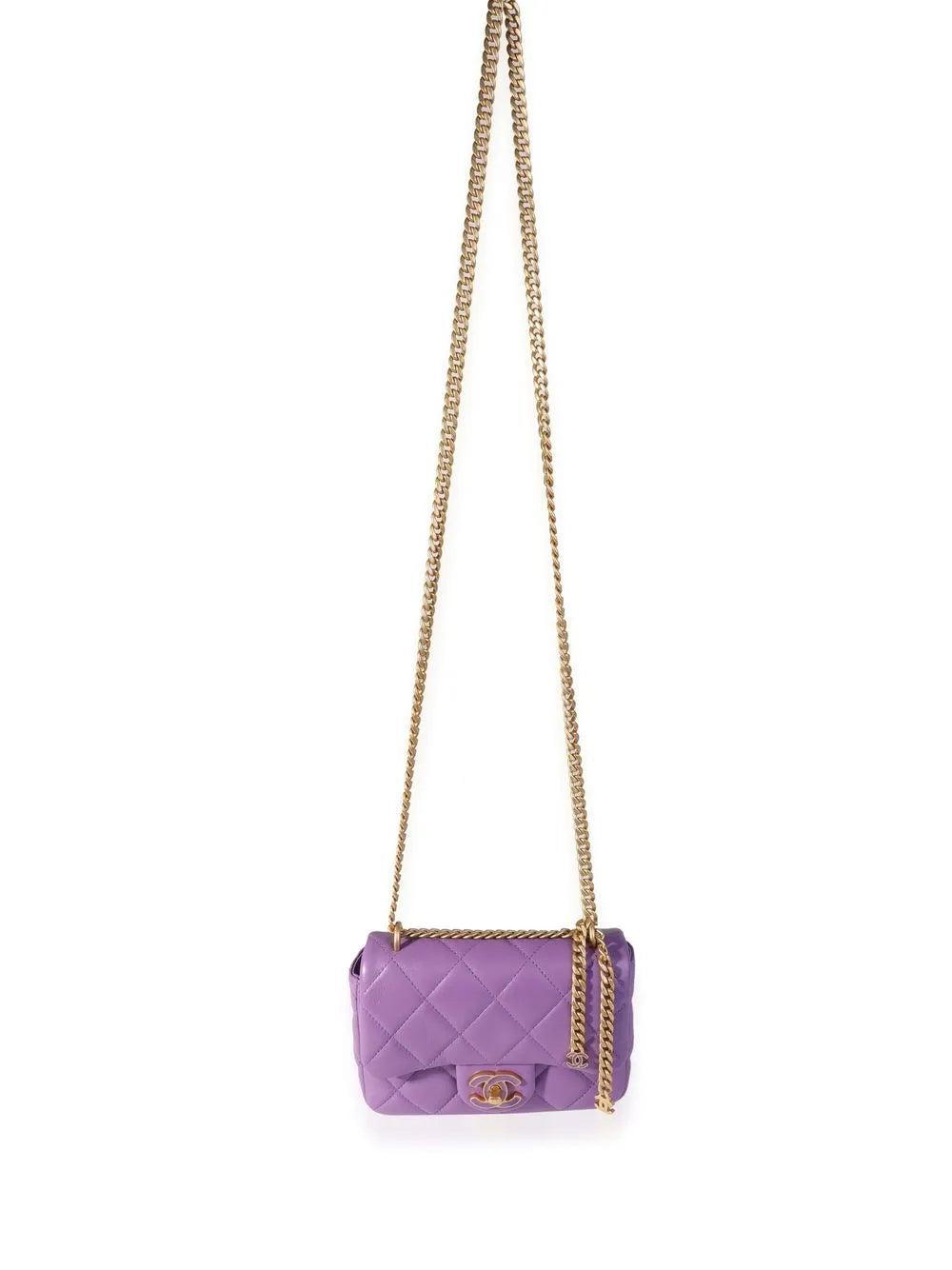 Chanel Pre Owned Mini Classic Flap Square Shoulder Bag