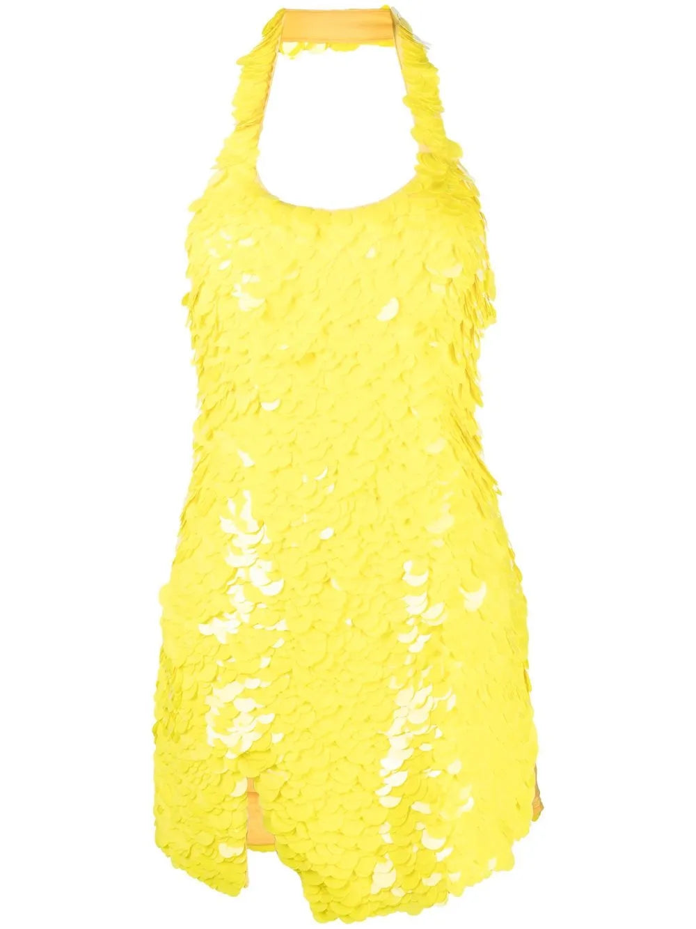 The Attico Scale Effect Cut Out Mini Dress
