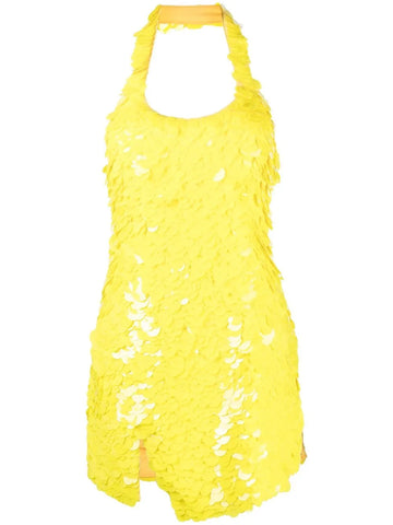 The Attico Scale Effect Cut Out Mini Dress