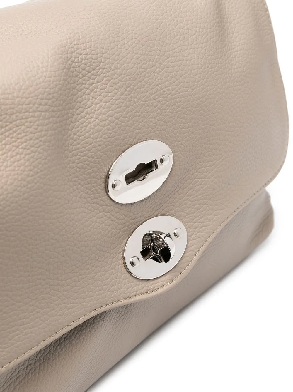 Zanellato Stud Detail Leather Shoulder Bag