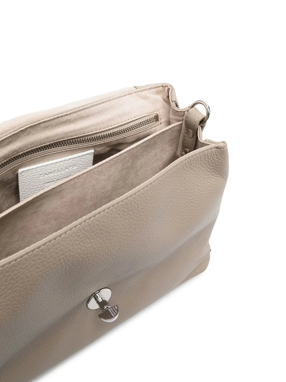 Zanellato Stud Detail Leather Shoulder Bag