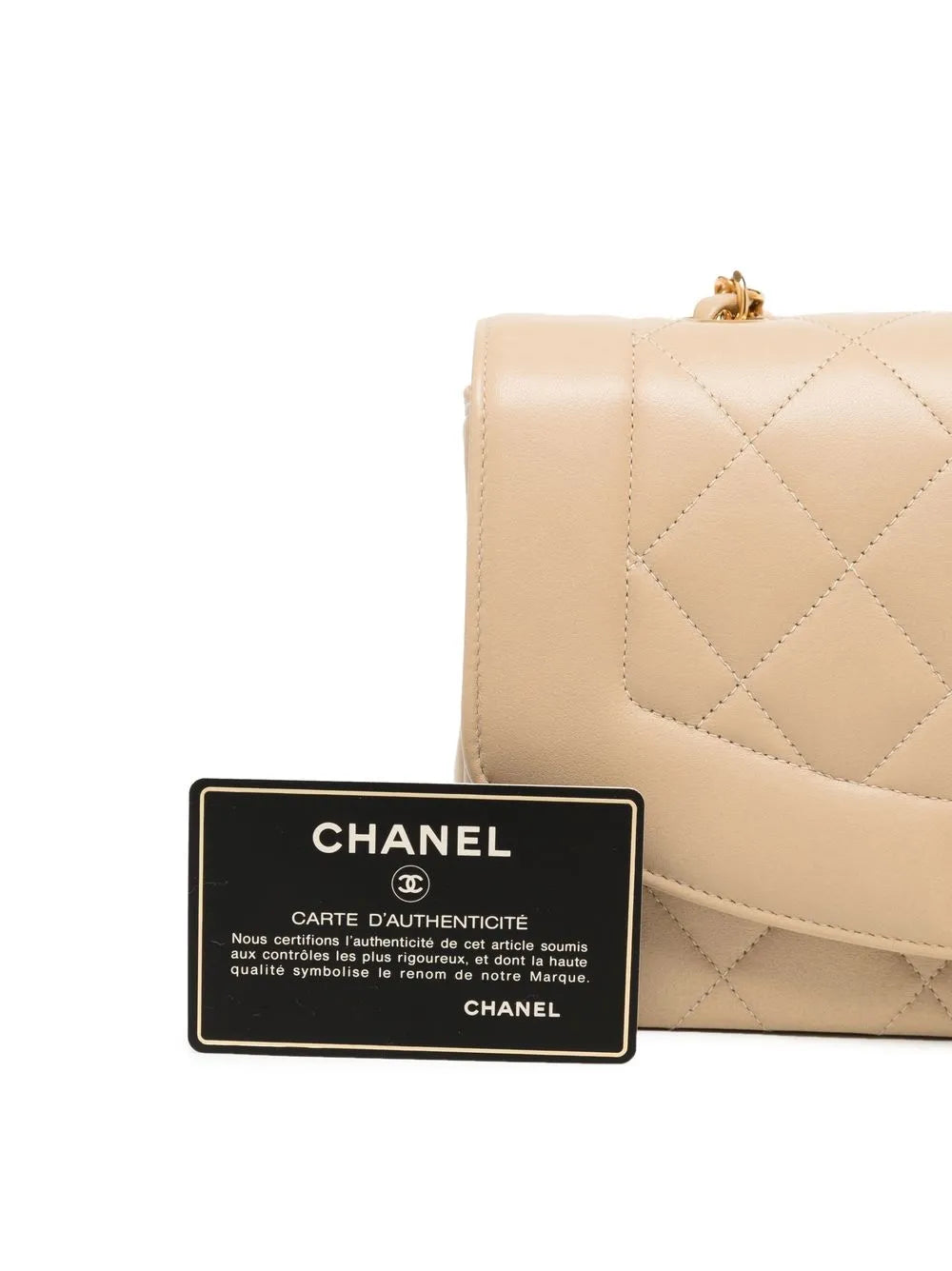 Chanel Pre Owned 1994 1996 Small Diana Shoulder Bag