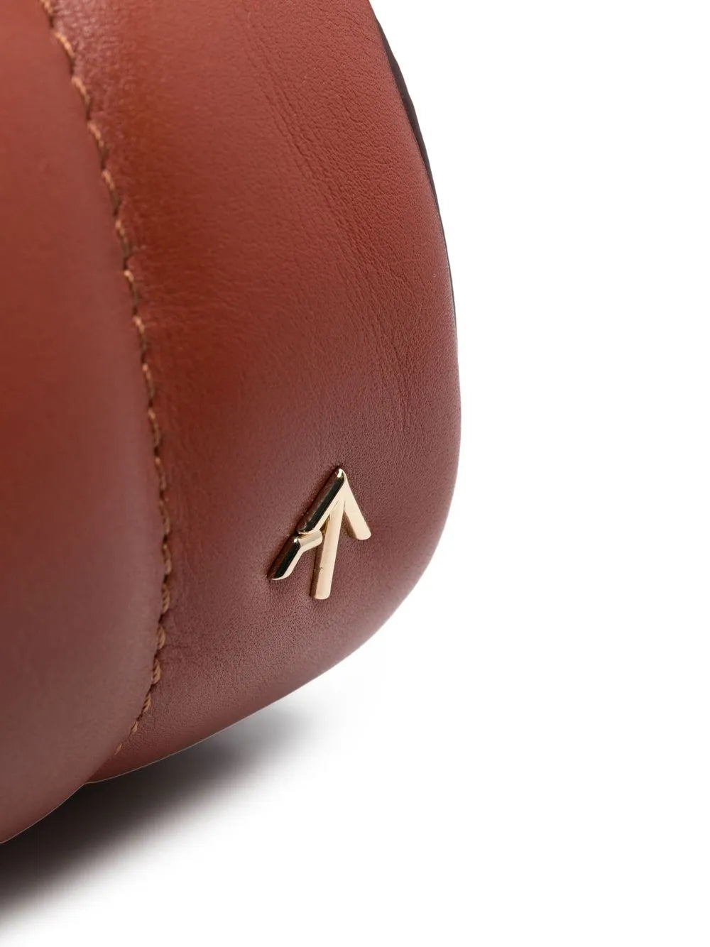 Manu Atelier Padded Cylinder Ribbed Shoulder Bag