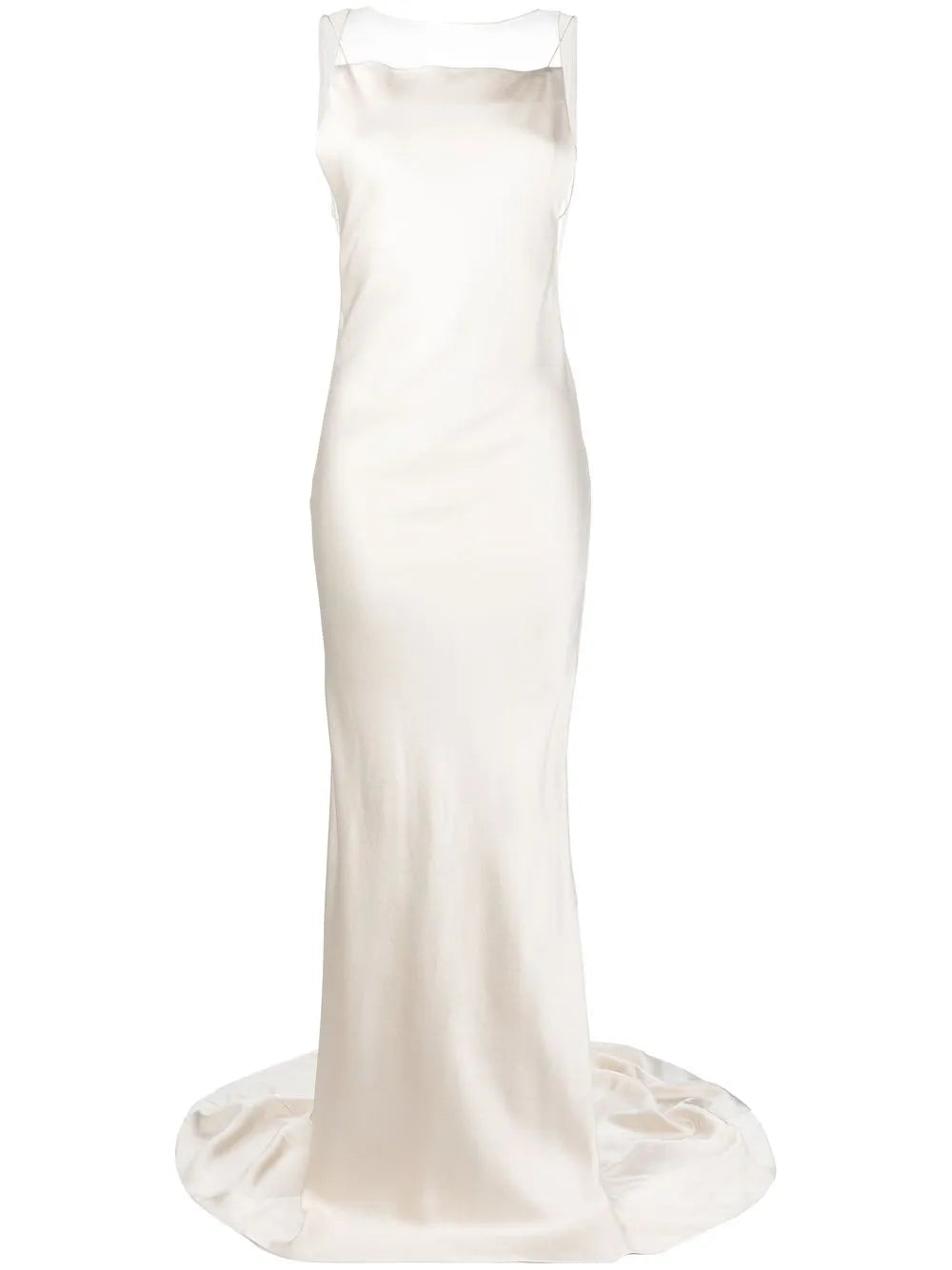 Maison Margiela Satin Fishtail Gown