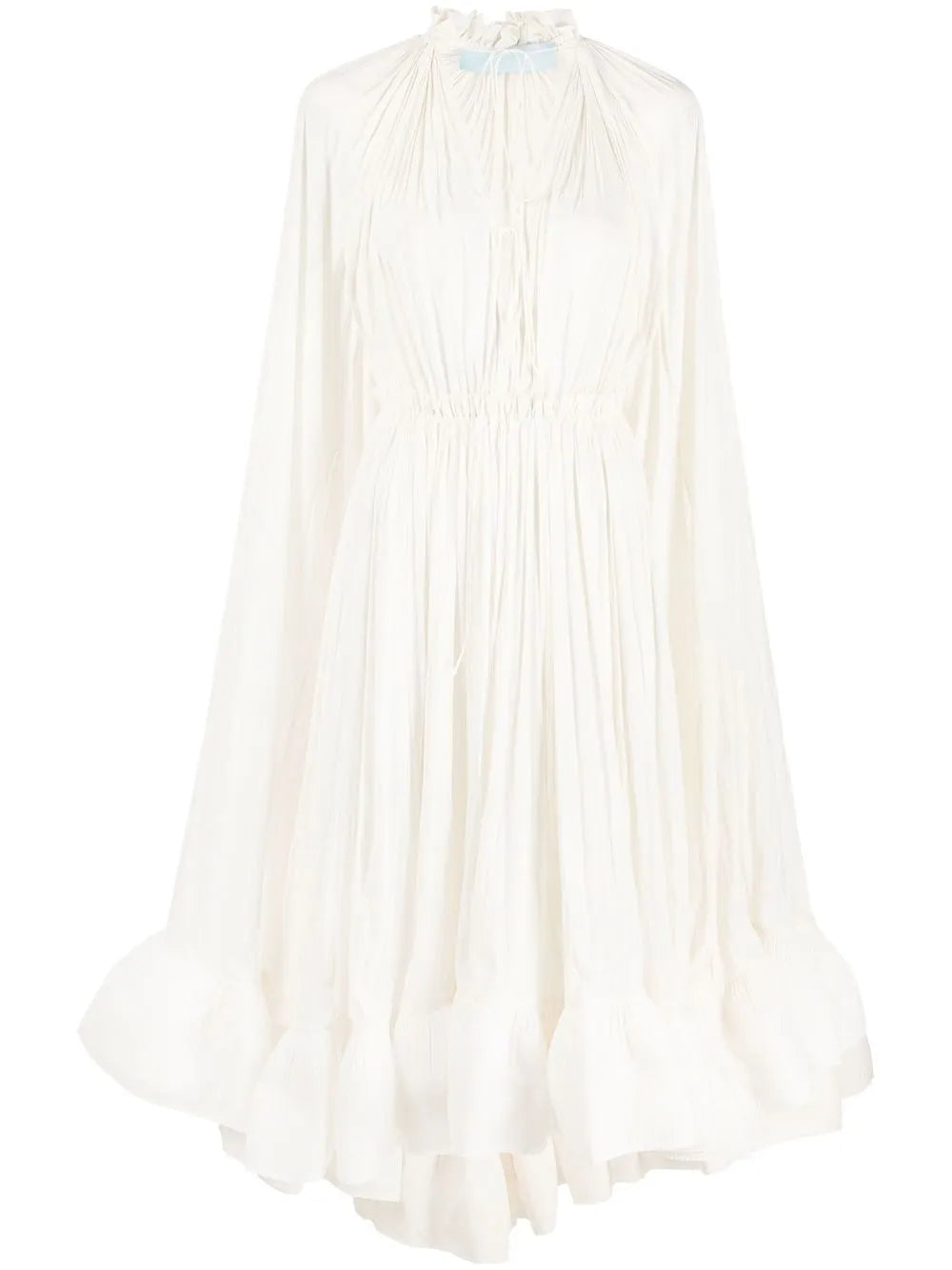 Lanvin Cape Design Midi Dress
