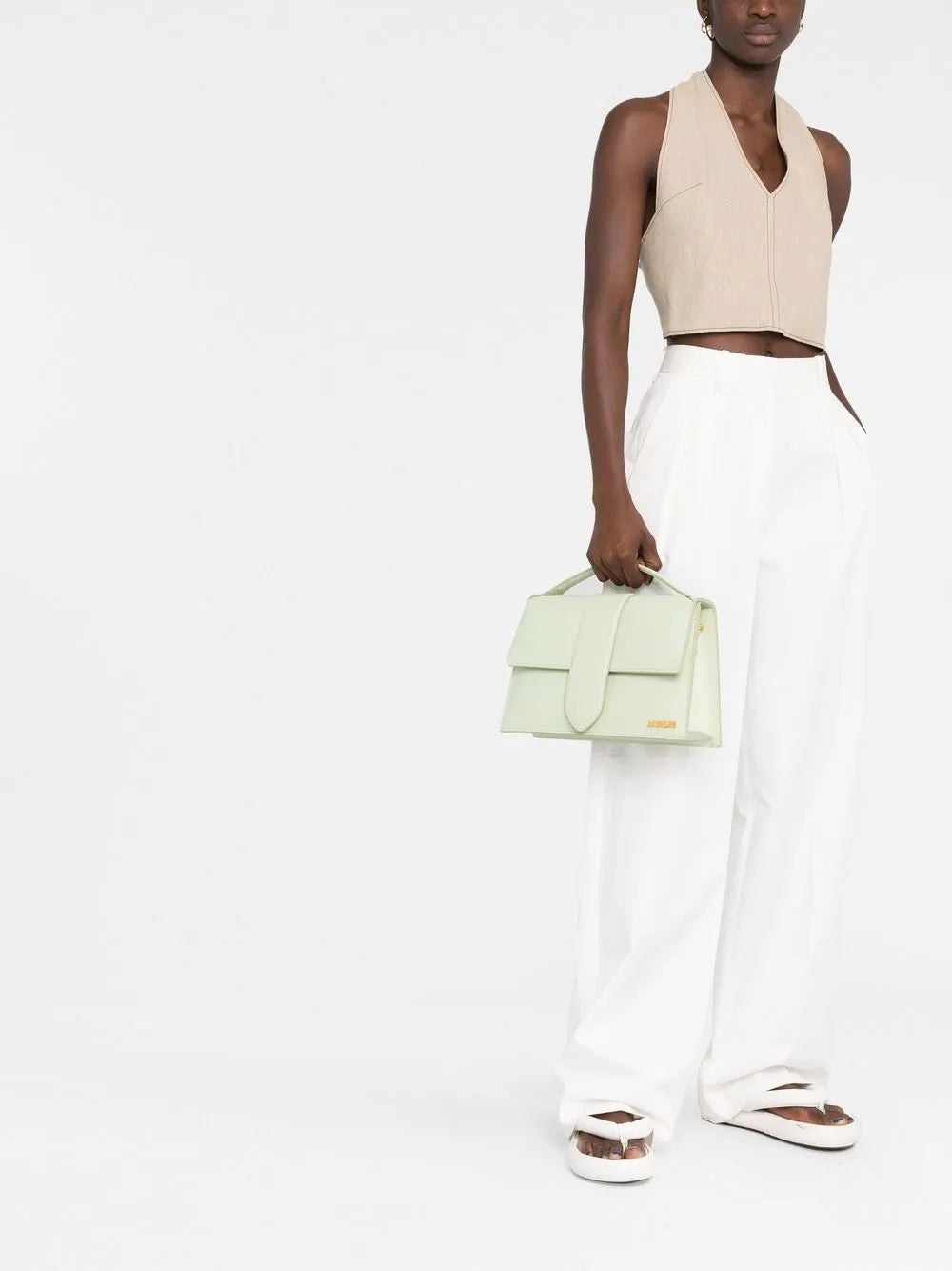Jacquemus Le Bambinou Leather Tote Bag