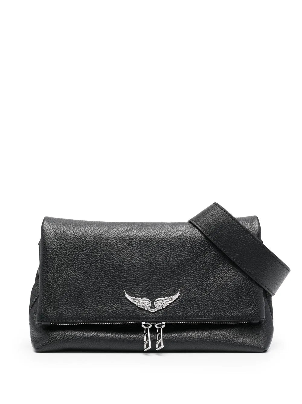 Zadigvoltaire Logo Plaque Leather Shoulder Bag