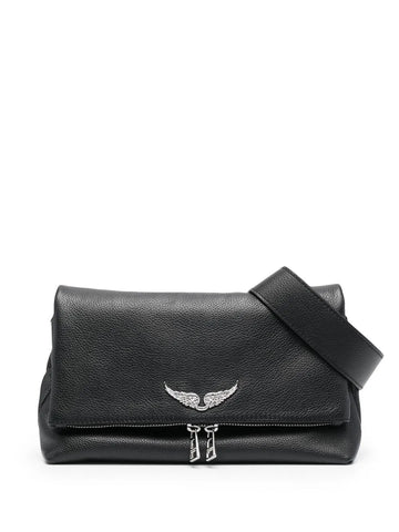 Zadigvoltaire Logo Plaque Leather Shoulder Bag