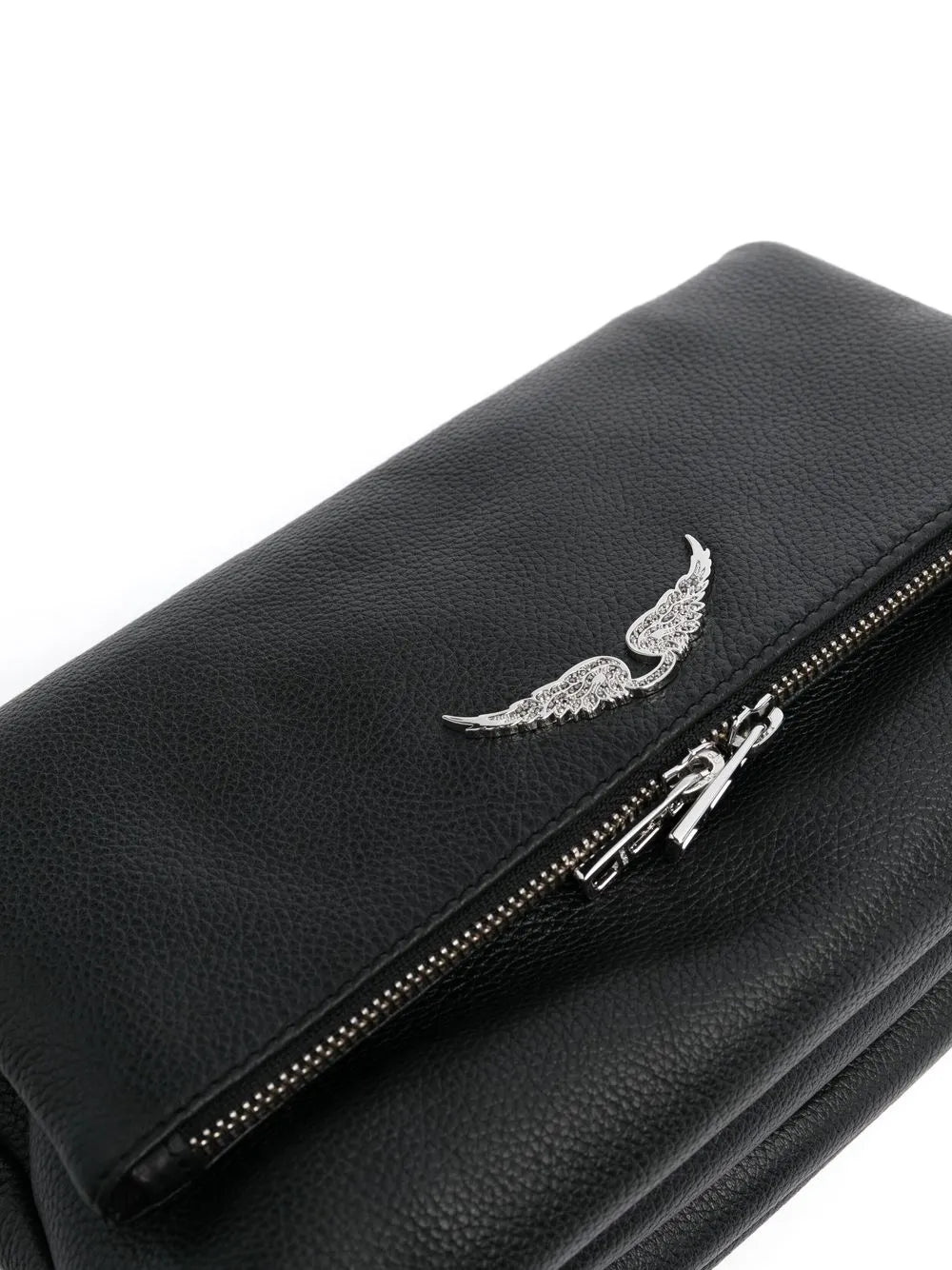 Zadigvoltaire Logo Plaque Leather Shoulder Bag