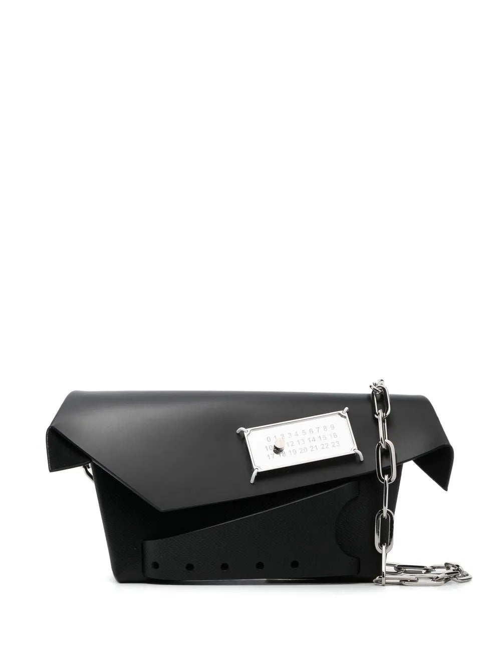 Maison Margiela Snatched Leather Shoulder Bag