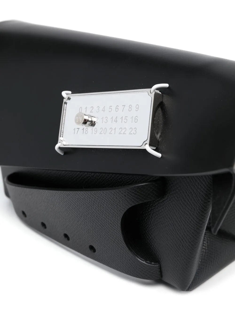 Maison Margiela Snatched Leather Shoulder Bag