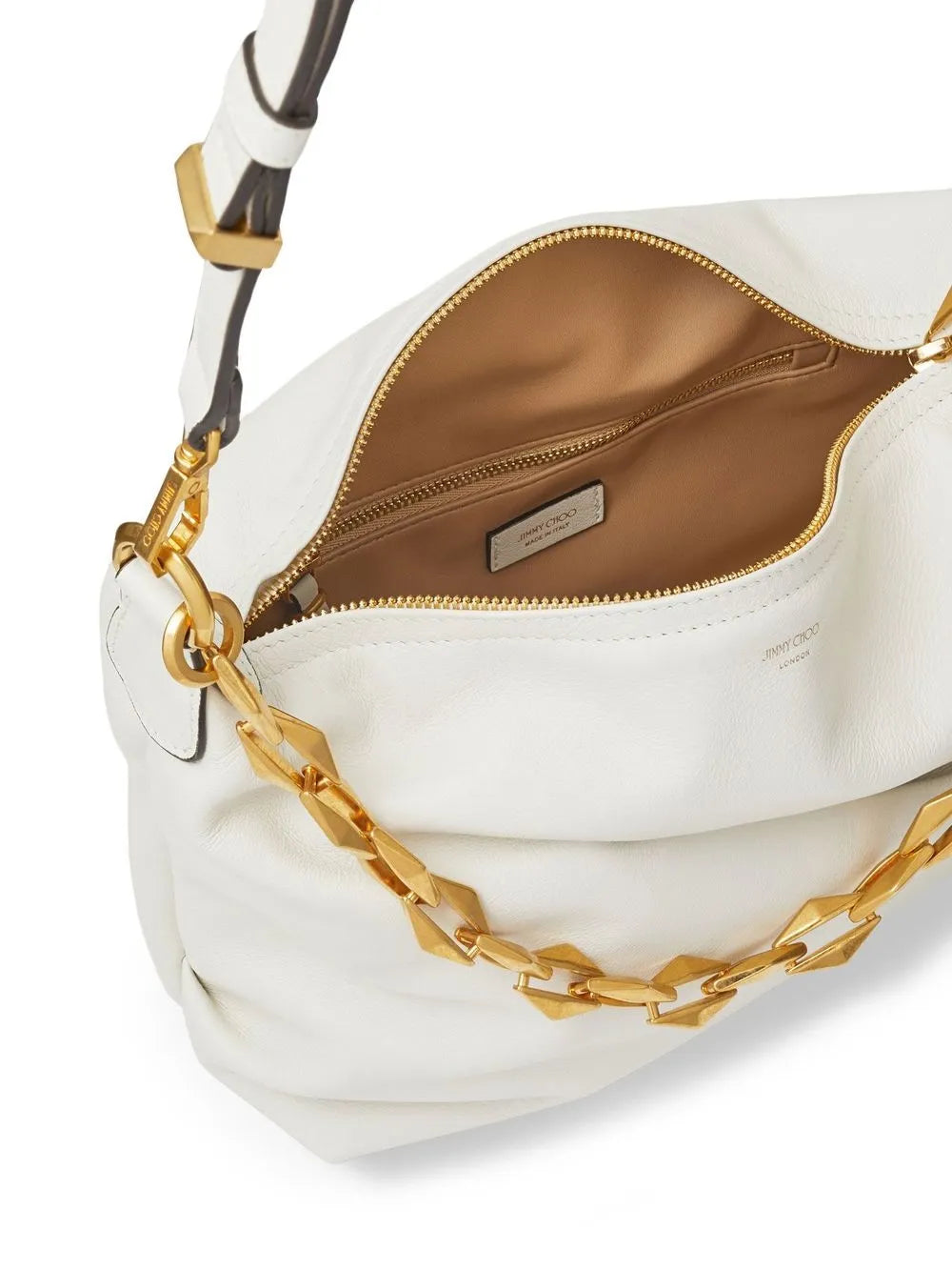 Jimmy Choo Diamond Soft Hobo Shoulder Bag