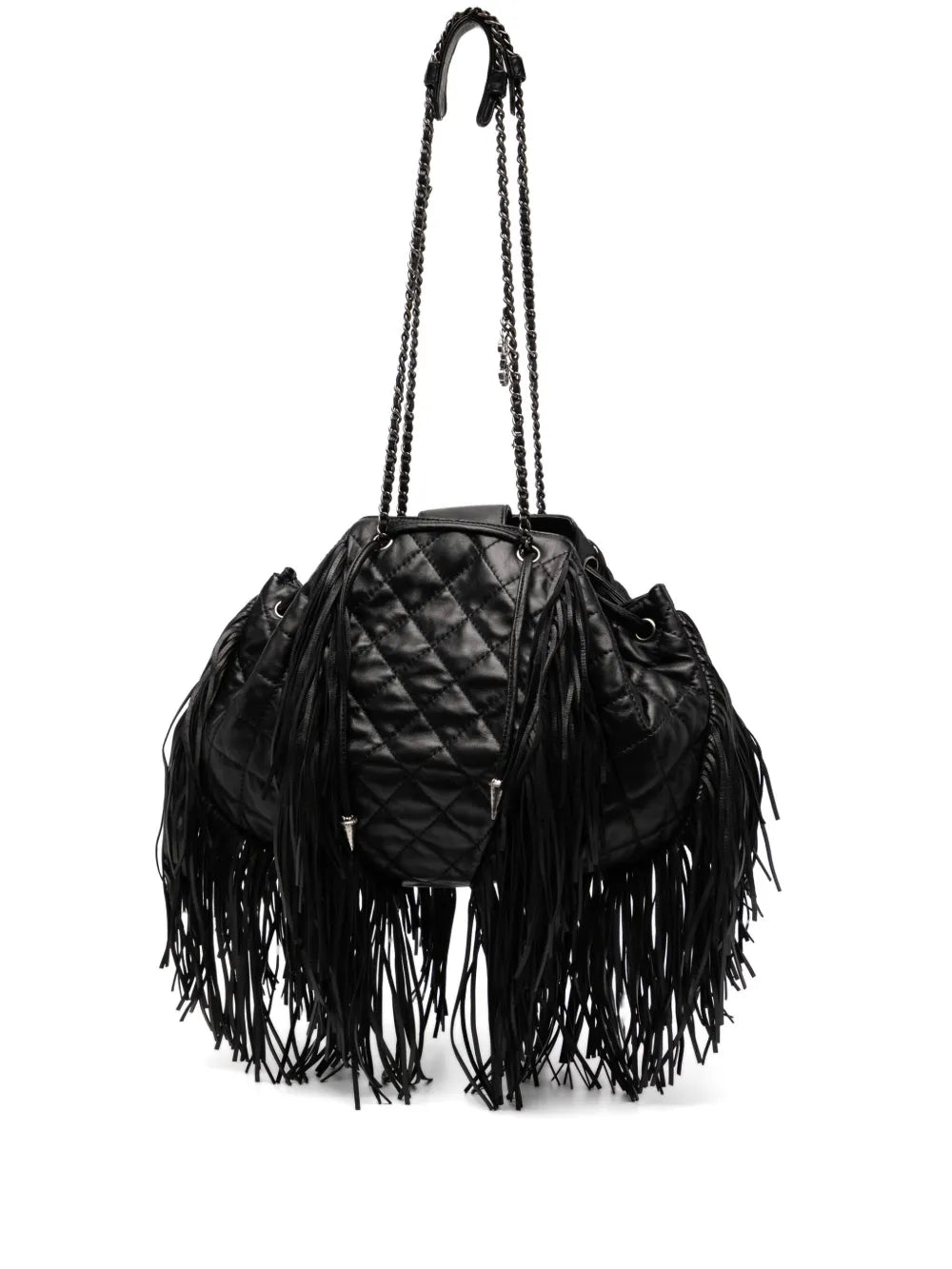 Chanel Pre Owned 2014 Western Fringe Shoulder Bag