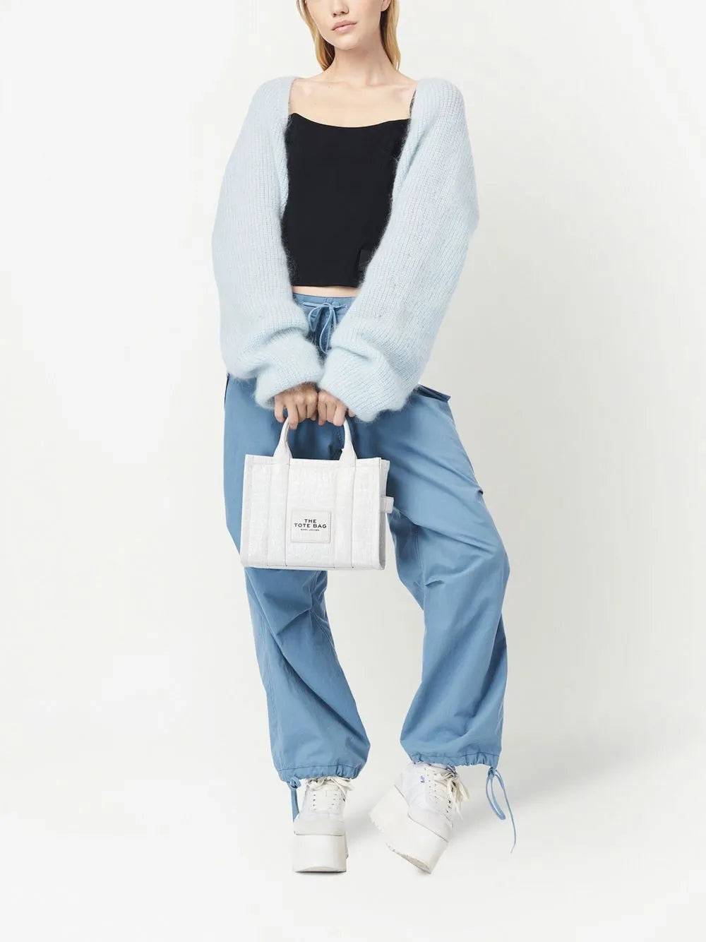 Marc Jacobs The Croc Embossed Small Tote Bag