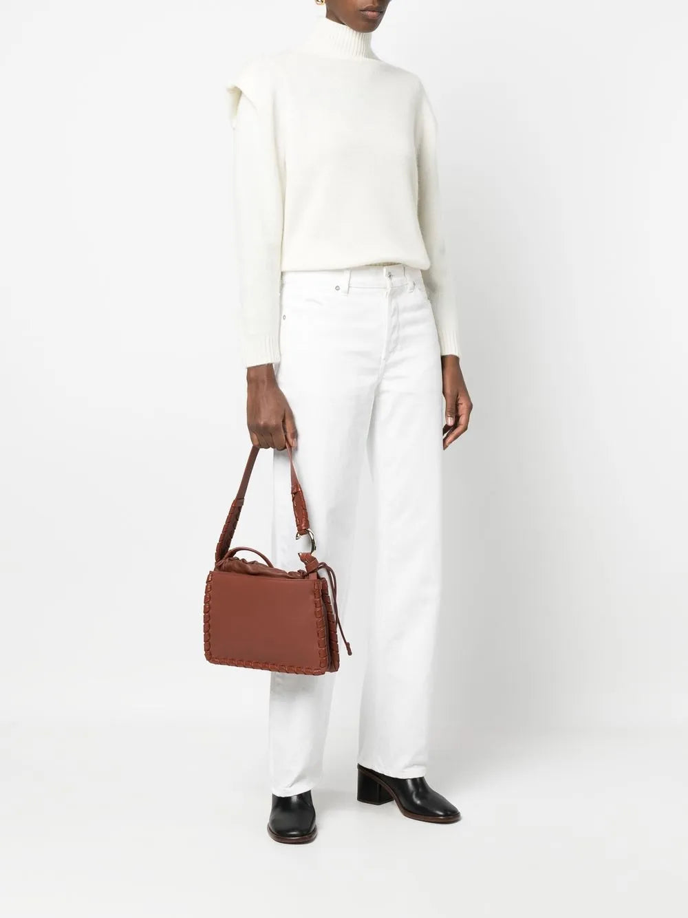 Chloe Tess Leather Shoulder Bag